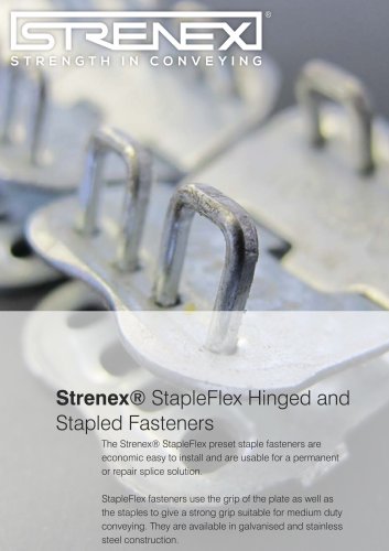 Strenex® StapleFlex Hinged and Stapled Fasteners