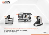 SOLUTIONS IN MATERIALOGRAPHY & HARDNESS TESTING