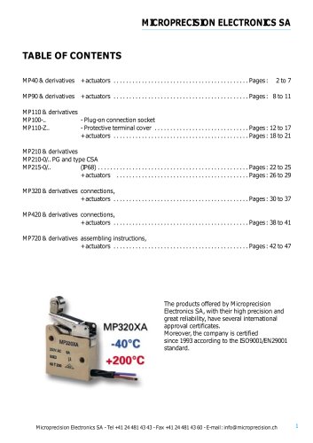 General Technical Data