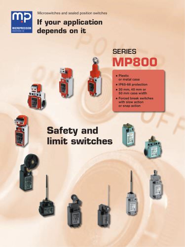 MP800 Safety & Limit switches