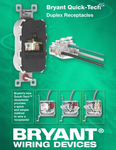 Quick-Tech? Duplex Receptacles