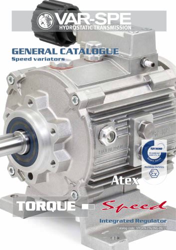 GENERAL CATALOGUE Speed variators