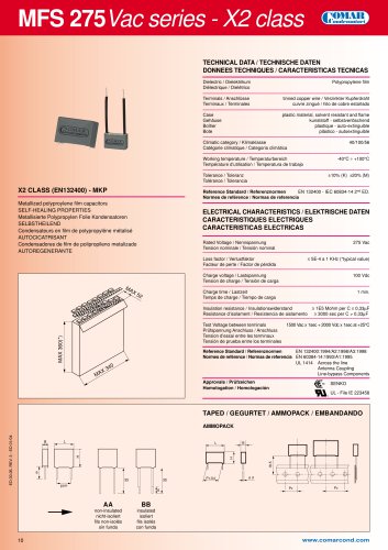 MFS 275 Vac series - X