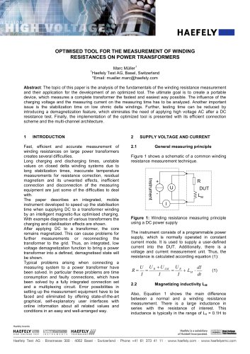 2292 Winding Resistance Meter