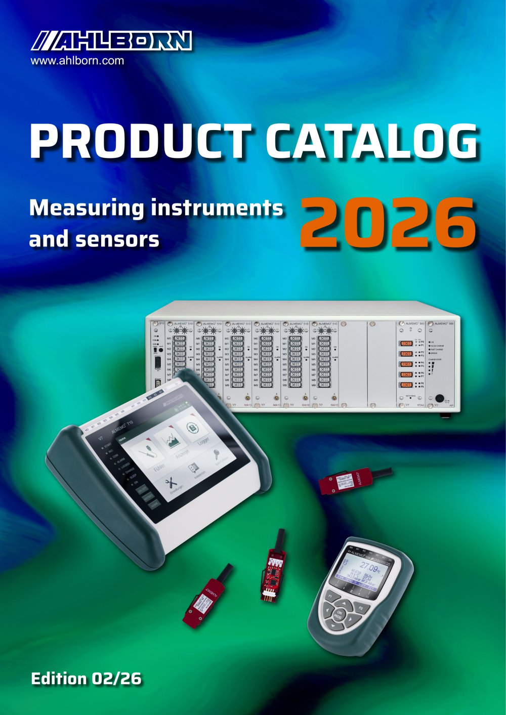 Ahlborn Product Catalog 02/26 - Ahlborn Mess- und Regelungstechnik GmbH