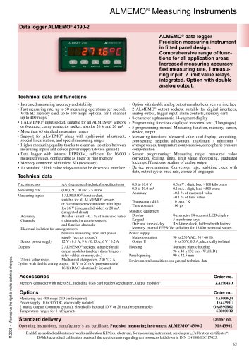 ALMEMO&reg; 4390-2