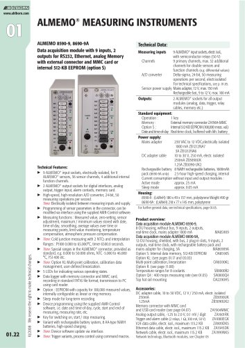 ALMEMO 8590-9, 8690-9A Data acquisition module