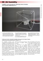 Calibrating climatic chambers 