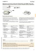 Digital thermo-anemometer
