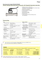 Flow sensors for liquids in stainless steel FVA 645-GVxQT5