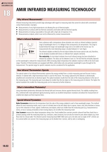 Infrared Measuring Technique