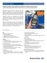 Hand‐held Analyzer Types 2250‐W and 2270‐W for Vibration Measurements