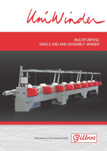 UniWinder MULTIPURPOSE SINGLE END AND ASSEMBLY WINDER