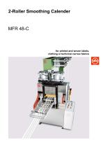 MFR 48-C – 2-Roller smoothing calender