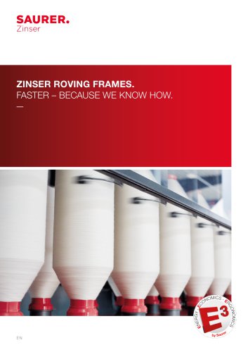 ZINZER ROVING FRAMES.