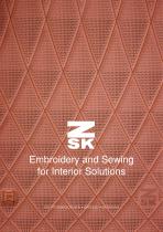 Embroidery and Sewing for Interior Solutions