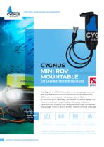 Cygnus Mini ROV Mountable Ultrasonic Thickness Gauge