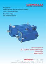 Speed controlled AC Motors and Generators