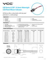 L60 Series 0.230? (5.9mm) Watertight  LED Panel Mount Indicator