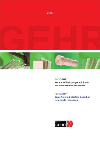 ECOGEHR® 2009 Catalogue