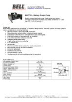 BDP Series - Battery Driven Pump 5L