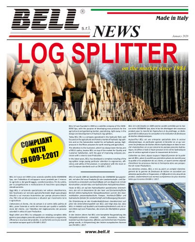 Log-Splitter Catalogue 2020