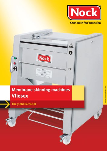 Membrane skinning machines