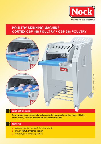 Poultry skinning machines CBP
