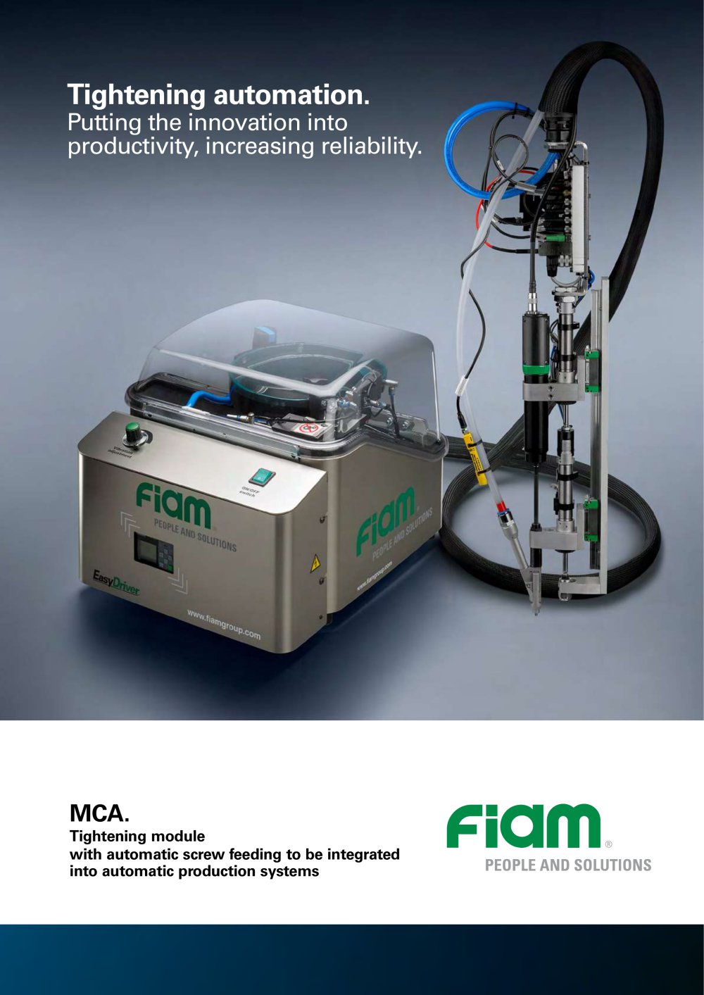Tightening module with automatic screw feeding - FIAM