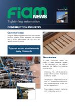 Workstations for wooden frames assembly
