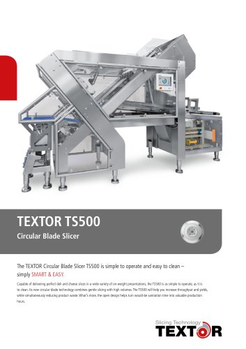 TEXTOR TS500 Circular Blade Slicer