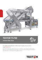 TEXTOR TS700 Involute Blade Slicer