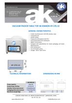 VACUUM PACKER TABLE TOP AK-RAMON VP-370.10