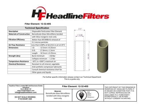 Filter Element 12-32-40S