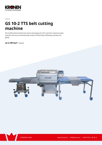 GS 10-2 TTS belt cutting machine