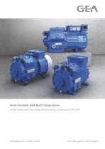 Semi-hermetic GEA Bock Compressors