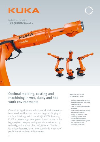 KUKA KR QUANTEC Foundry