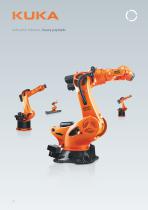 KUKA robots for heavy payloads from 360 kg to 1,000 kg