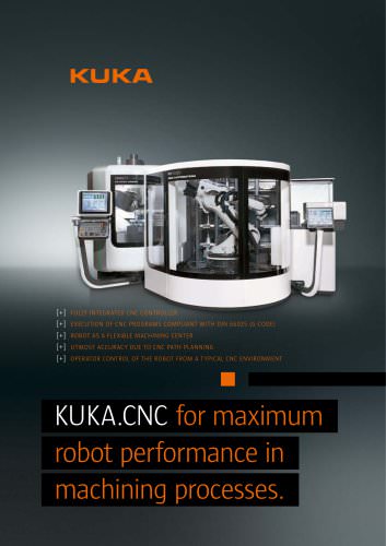 KUKA.CNC for maximum robot performance in machining processes