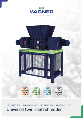 Twin-shaft shredder