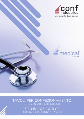 TECHNICAL TABLES    FOR PACKING SURGICAL TOOLS