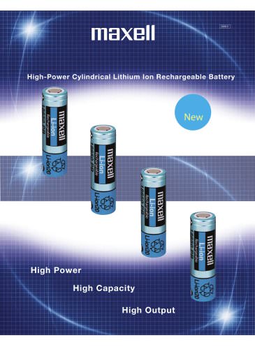 Maxell Industrial Batteries Lithium Ion Rechargeable Batteries