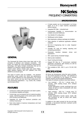 NX Inverter Datasheet 