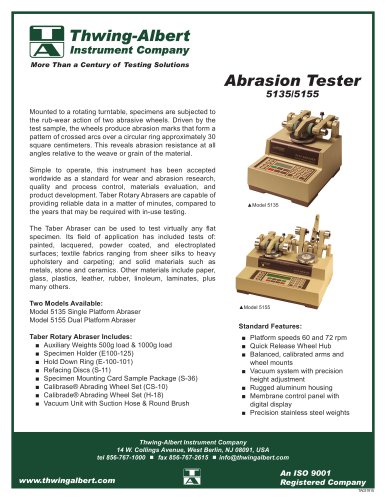 Abrasion Tester