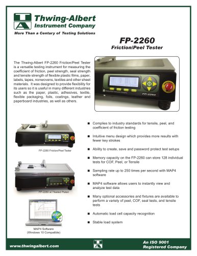 FP-2260 Friction/Peel Tester