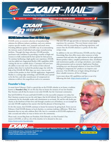 Spring 2024 Exair Mail 139