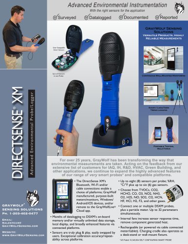 DirectSense XM Multi-Gas Probe-Datalogger