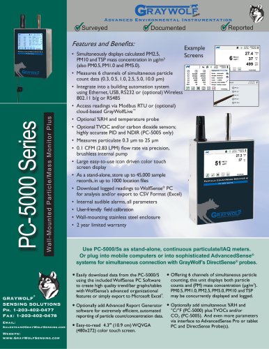 PC-5000 Continuous Particle Monitor