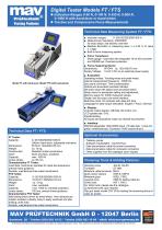 Digital tester Models FT/FTS