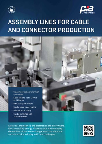 PIA cable and connector brochure